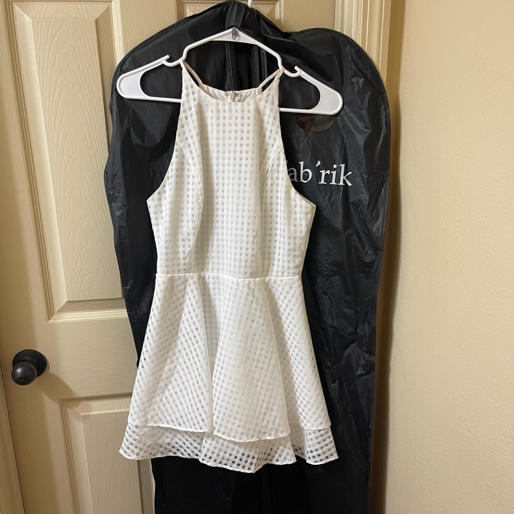 Fab’rik White Do+Be Romper/Dress